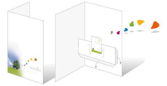 Exemple de chemises à rabats format A5 et A4 Exemple de chemises à rabats format A5 et A4