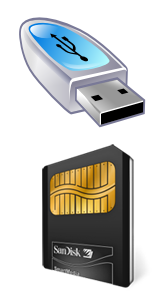 Mémoire USB ou carte SD Mémoire USB ou carte SD