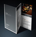 Exemple de menu de restaurant - Dépliant 3 volets Exemple de menu de restaurant - Dépliant 3 volets